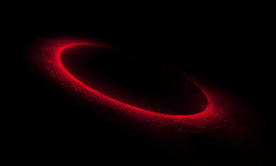 circle light effect background. Swirl glow magic line trail. Light effect motion