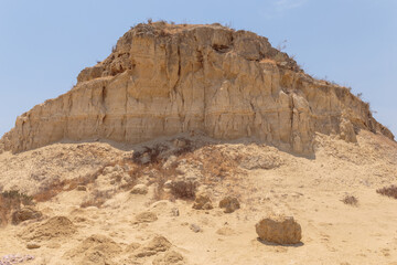Dune mountain on the site of a dried-up lake
