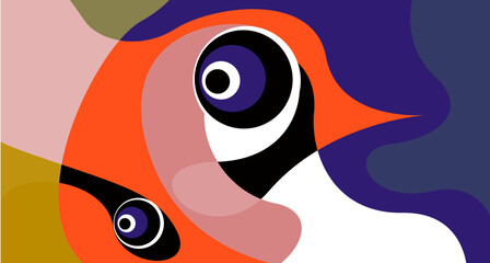 Vector colorful fluid and liquid abstract background for banner