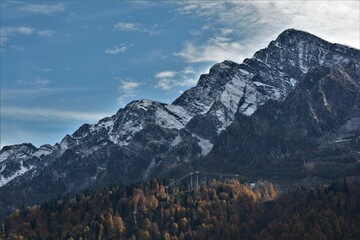 Beautiful autumn mountain landscape