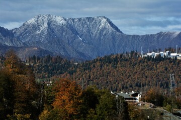 Beautiful autumn mountain landscape