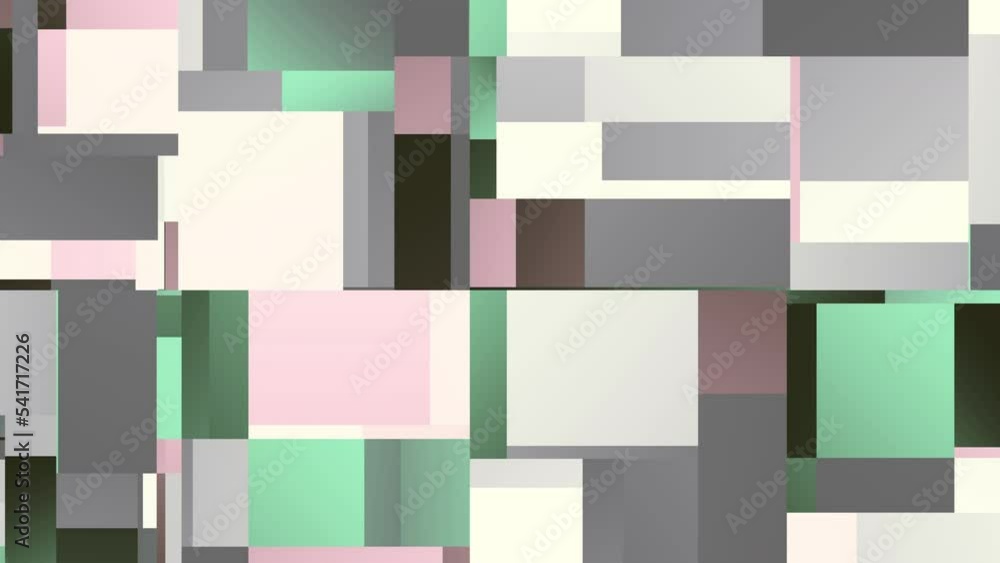 Poster transform geometric background. looping footage