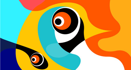 Obraz premium Vector colorful fluid and liquid abstract background for banner