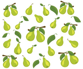pattern with pears