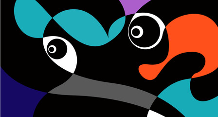 Vector colorful fluid and liquid abstract background for banner