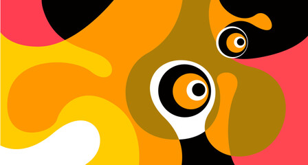 Vector colorful fluid and liquid abstract background for banner