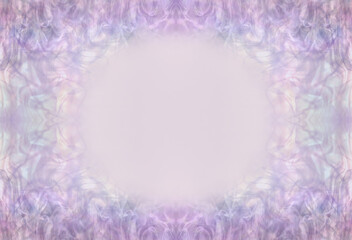 Beautiful Lilac Healing theme Award Diploma Certificate Template - plain central circular panel surrounded by an intricate purple pattern border frame for holistic themes
