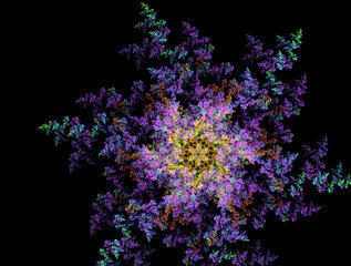 Imaginatory fractal abstract background Image