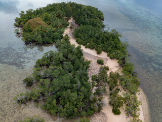 Exotic Island in Nuspairo Village, Cendrawasih Bay National Area