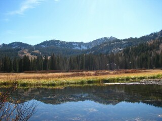 lake in the mountains