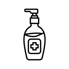 Sanitizer icon. sign for mobile concept and web design. vector illustration