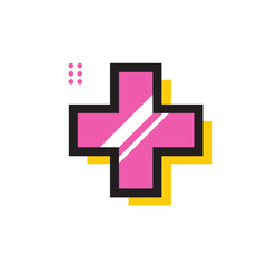 Obraz premium Retro Ninetees Memphis