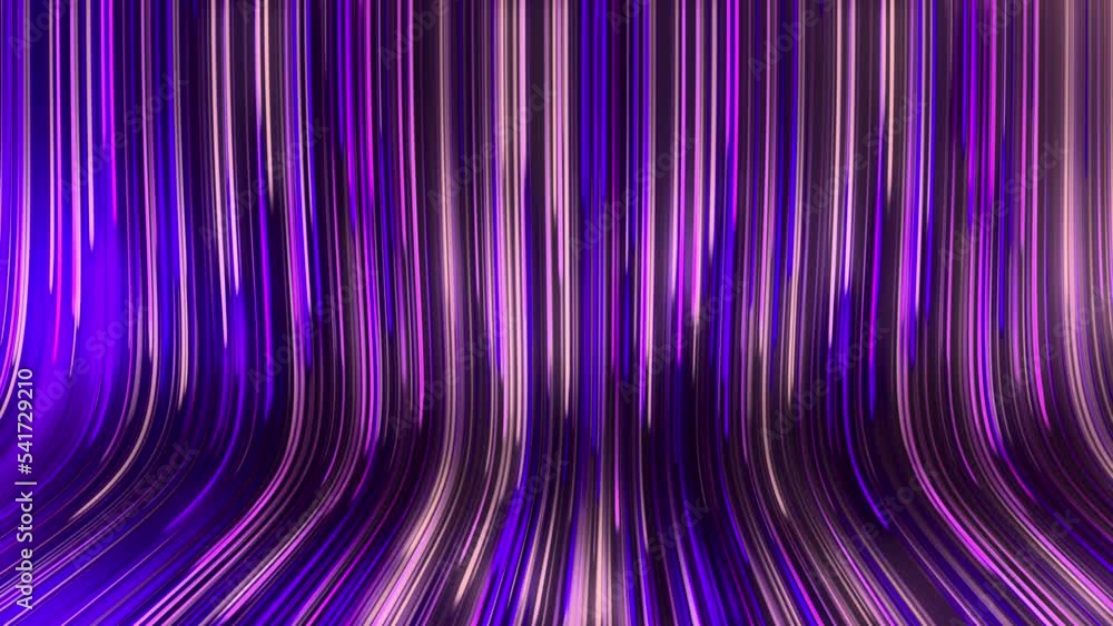 Poster аbstract panoramic neon background with glowing rays. colored rays move along a geometric surface. l