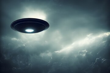 Flying saucer. UFO. UAP. The aliens have arrived. 