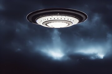 Flying saucer. UFO. UAP. The aliens have arrived. 