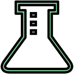 Conical Flask Vector Icon