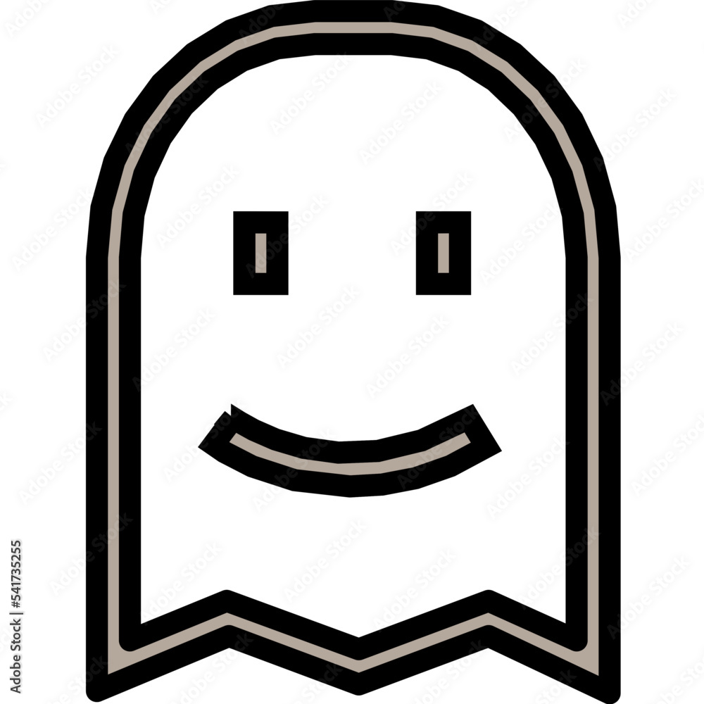 Poster ghost vector icon