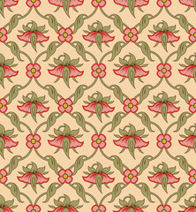 Seamless background image retro vintage pattern