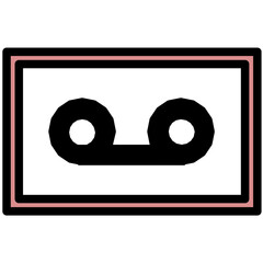 Cassette Vector Icon