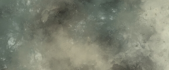 Watercolor fantastic and grungy background. Peeling paint on wall seamless texture. Colorful dark painted decorative wall texture. Beautiful concrete wall. Rustic background.