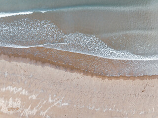 Fototapeta na wymiar Aerial photograph of the beach