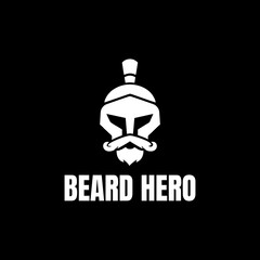 Fototapeta premium Beard logo design vector template