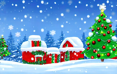 Christmas greeting card 