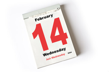 14. February 2024 Ash Wednesday