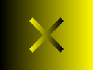 Obraz premium Gradient background with symbol multiply