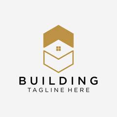custom homes logo design concept with simple, minimalist and modern styles