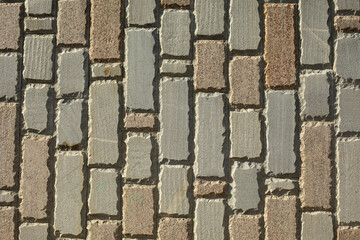 Texture of stone. Stone in wall. Details of building. Details of house.