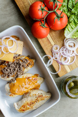 Cheeseburger Pizza ChickenC