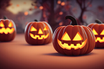 A cute halloween illustration