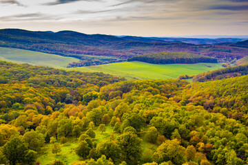 Hungarian landscape in the autumn
