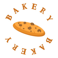 Bakery. illustration of cookie. Vector hand drawn vintage engraving illustration for poster, label and menu bakery shop