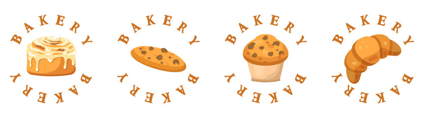 Bakery. illustration of  muffin. Vector hand drawn vintage engraving illustration for poster, label and menu bakery shop