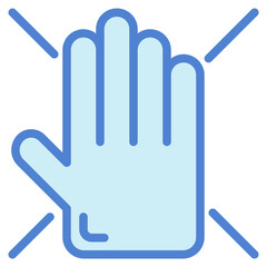 stop two tone icon style