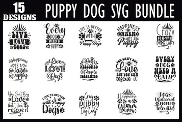 puppy dog SVG bundle