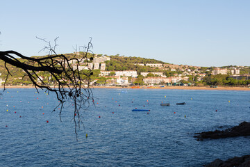 S'Agaro beach on the Catalan Costa Brava in Girona, Spain