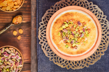 Arabic Cuisine; Traditional Egyptian dessert 