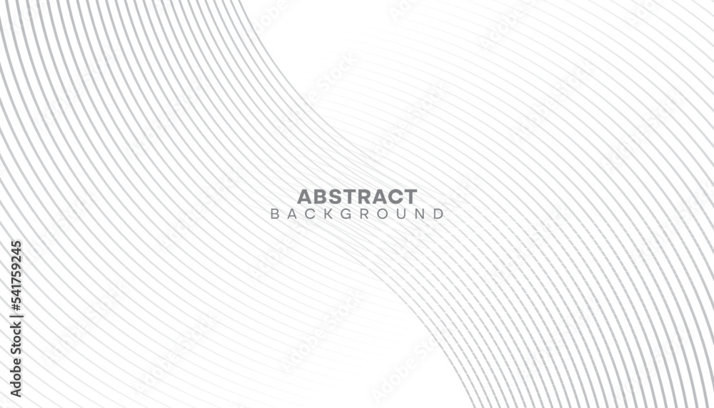 Poster abstract gray curve stripes. minimal line pattern texture background. monochrome stripe texture. vec