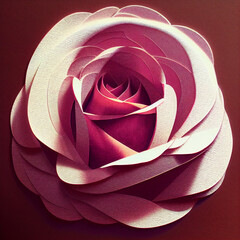 Fototapeta na wymiar pink rose isolated on white