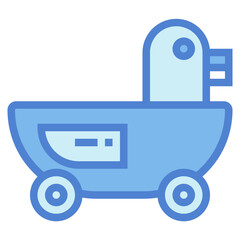 duckling two tone icon style