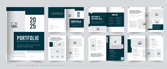 Architecture & Interior portfolio or portfolio design template