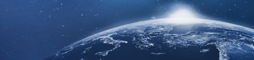 Fototapeta premium Panoramic earth background