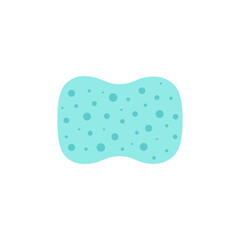 vector illustration in flat style of washing sponge