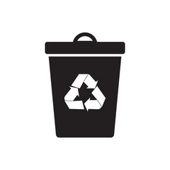 recycling bin icon symbol