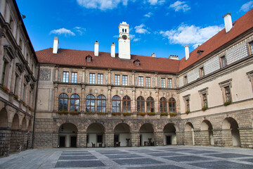 Fototapeta na wymiar The Nelahozeves Chateau, finest Renaissance castle, Czech Republic.