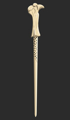 Symbol the magic wand from the book about Harry Potter . Vector illustration for great design for cards, tags and any purpose.