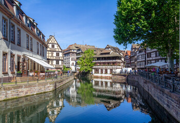 Fototapeta na wymiar Strasbourg at summer time